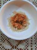 MPASI Day 56 - Mie Udang Saus Tomat