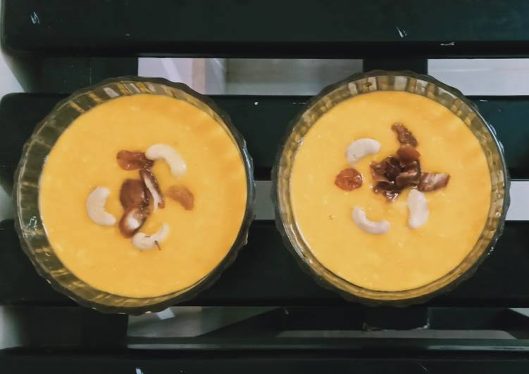 Simple Way to Make Super Quick Homemade Mango mahalabia