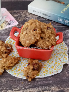 Foto resep Cranberry Oatmeal Cookies
