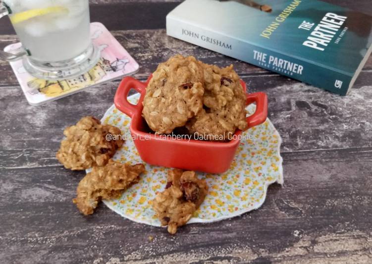 Resep Cranberry Oatmeal Cookies yang Enak