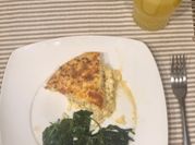 Una foto de quiche dulce