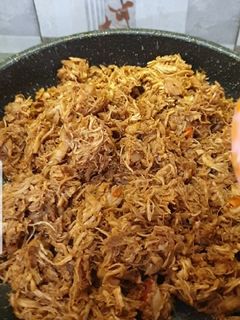 Foto resep Ayam suwir bumbu rendang
