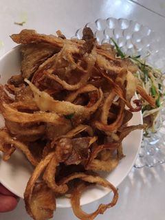 Hình của món Nấm chiên giòn.