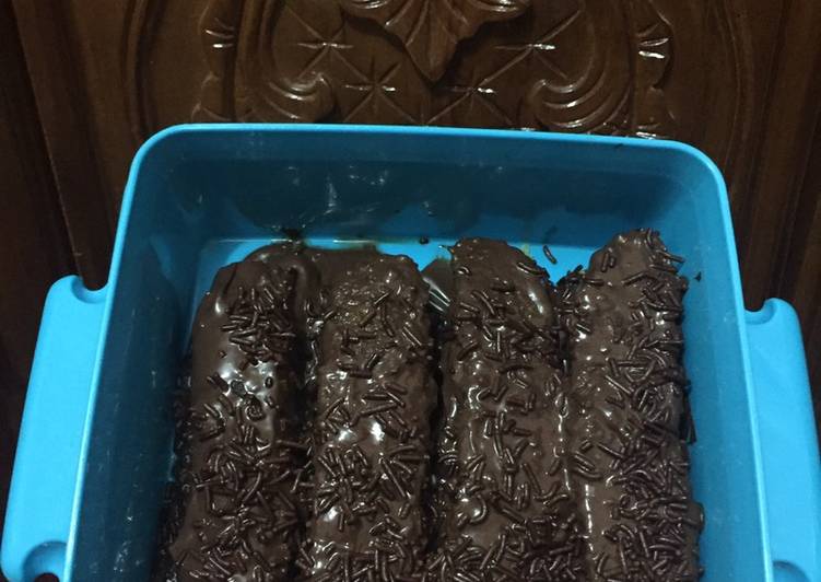 Pisang coklat lumer