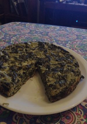 Una foto de Tortilla de acelga