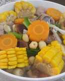 Canh sườn hạt sen