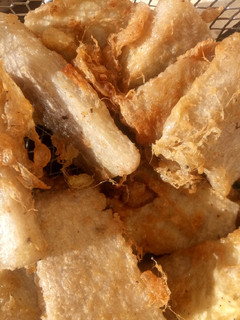 A picture of Fried yam with egg.