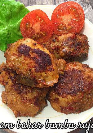 Foto resep Ayam Bakar bumbu rujak