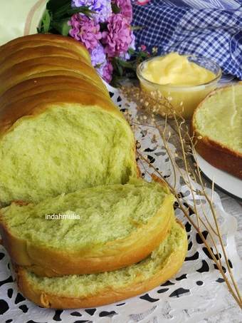 Cara Mudah Membuat Resep Roti sisir Pandan yang Uenak Anti Ribet, Uenak Banget
