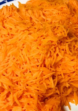 A picture of Orange colour rice.