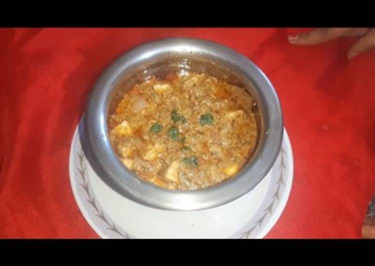 Recipe of Perfect #GA4#WEEK4 Shahi Rajwada paneer (Gravy)