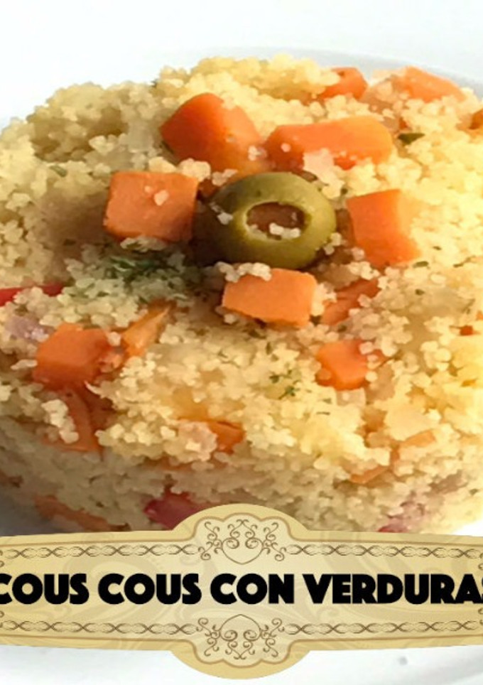 Una foto de Cous cous con verduras