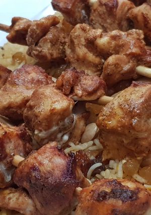 صورة لوصفة دجاج شيش طاووق