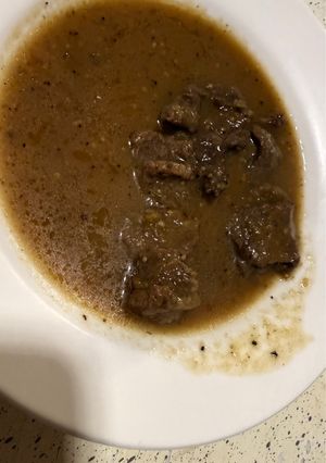 Una foto de Carne en salsa de tomate