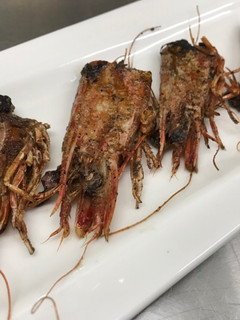 奶油乾煎明蝦頭 的食譜成品照片