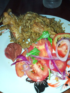 A picture of Chicken pilau #pilau contest#.