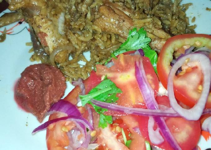 Recipe of Super Quick Homemade Chicken pilau #pilau contest#