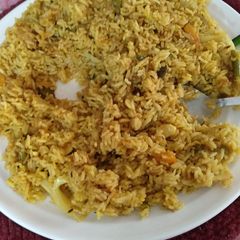 A picture of Biryani rice.