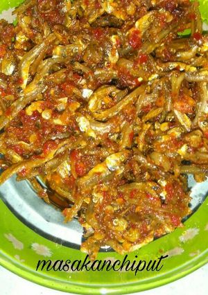 Foto resep Balado teri jengki. sambel goreng teri. teri bumbu cabe
