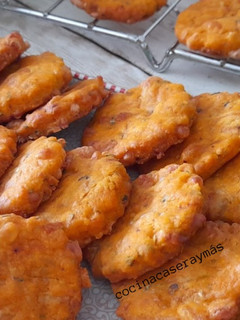 Una foto de Galletitas sabor pizza