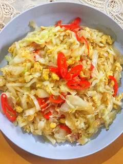 Foto resep Tumis Kol Orak Arik Telur