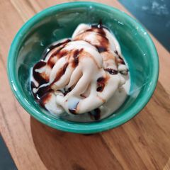 A picture of Chocolate Curd Ice cream..