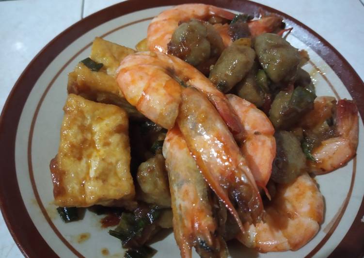 Resep Osengan Udang Saus Tiram Anti Gagal