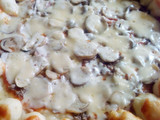 Pizza Jamur, Daging Cincang, Keju Mozarella Enak