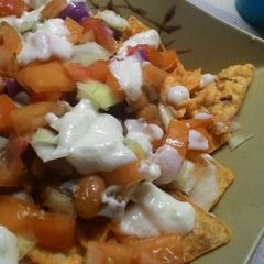 A picture of Greeky Nachos.