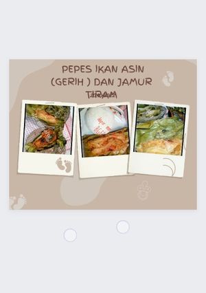 Foto resep Pepes Ikan asin (gerih) dan jamur tiram