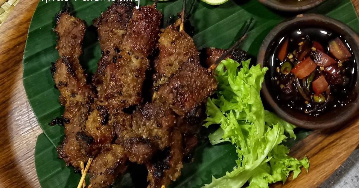 Resep Sate Manis Daging Sapi khas Palembang oleh Desfita_MamiCay Cookpad