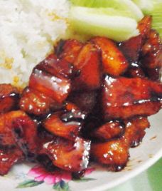 thịt heo xào chua ngọt