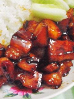 Hình của món Thịt xào chua ngọt đơn giản.