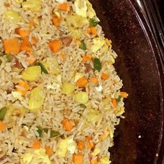 A picture of Pineapple fried rice.