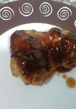 Una foto de Pollo teriyaki