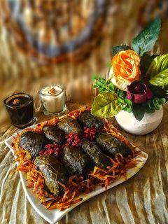 عکسی از دستور دلمه با بلغور گندم