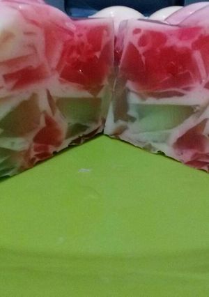 Foto resep Puding pecah beling