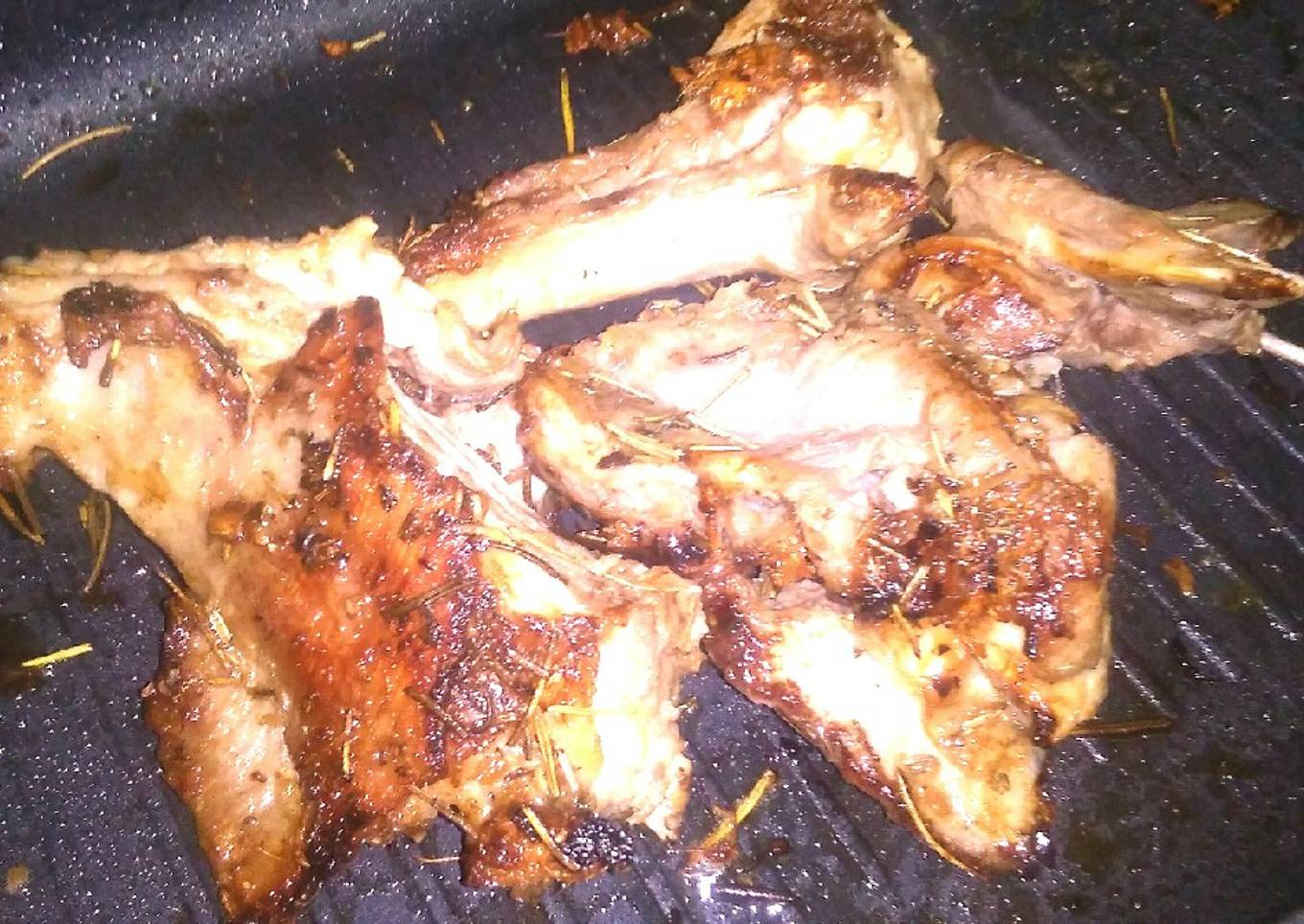 Bbq goat ribs using dessini