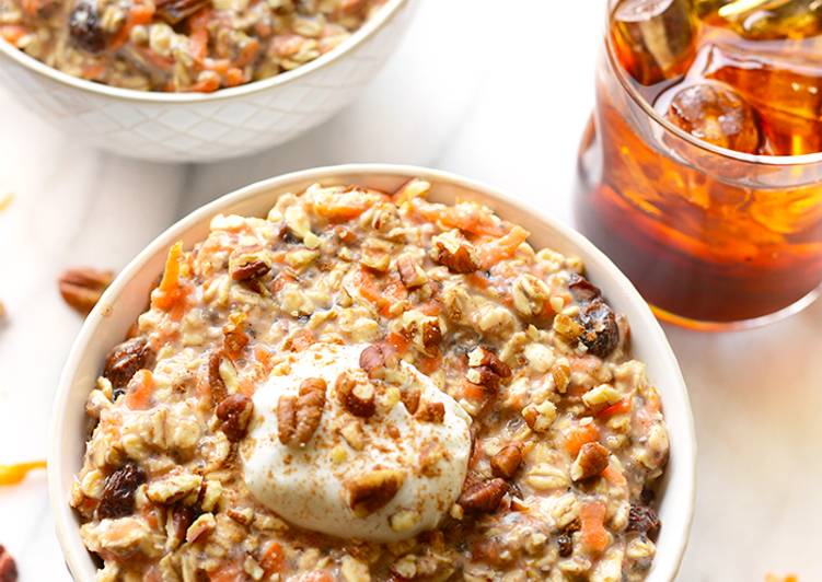 Recipe of Speedy Carrot Cake Overnight Oats