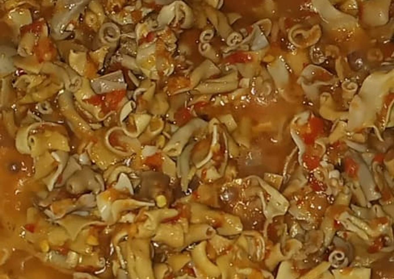 Usus Ayam Balado Mama Semman