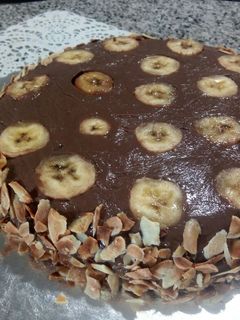 صورة لوصفة تحلية بالشوكولاته والموز