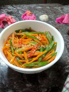 Foto resep Tumis buncis wortel