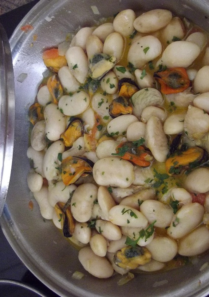 Una foto de Judiones con mejillones