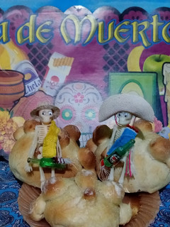 Una foto de Pan de muerto