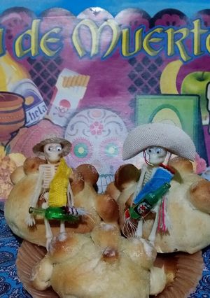 Una foto de Pan de muerto