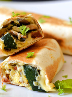 Reggeli burrito recept fotója