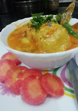 A picture of Kashmiri Dum Aloo.