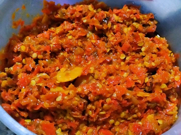 Cara Mudah Menyiapkan Resep Sambal goreng terasi yang Enak Banget Anti Ribet, Lezat Sekali