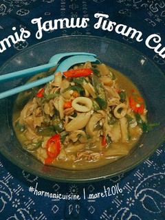 Foto resep Tumis jamur tiram cumi