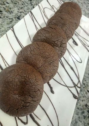 A picture of Choco lava fudge cookies.